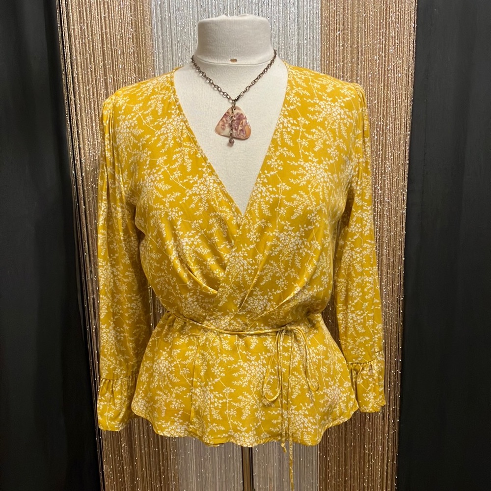 1940 Parisian Style Wrap Blouse